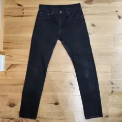 Levi's512 後染めブラックジーンズ トルコ製 W30L32