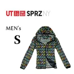 Sサイズ UNIQLO SPRZNY マリリンモンロー総柄ウーブンパーカー 薄手