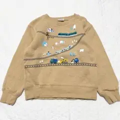 【美品】バブチップ 綿100% 裏起毛トレーナー 120