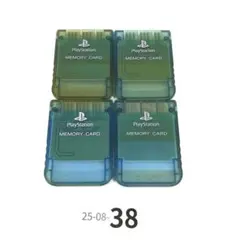 【動作OK】 SONY PS1 メモリーカード ４個　セット25-08-38