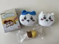 もっちりころりん クレヨンしんちゃん ひまわり ちいかわ　フェイスマスコット