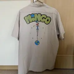 MANGO グラフィックワークシャツ