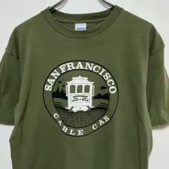 90sヴィンテージTシャツ　デザイン性・雰囲気・配色・柄◎グッドプリント