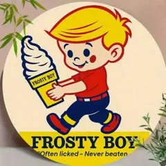 フロスティボーイ FROSTY BOY ソフトクリーム ブリキ看板 アメリカン