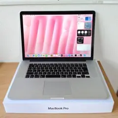 【最新OS】Macbook Pro 15インチ i7 SSD128　箱、充電器