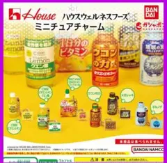 ミニチュア飲料ボトル6個セット ガチャ