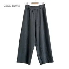 CECIL DAY'S ワイドパンツ イージーパンツ ウエストゴム 【M】無地