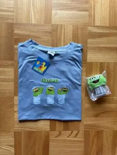 【匿名配送】新品　セサミストリート オスカー Tシャツとぬいぐるみセット