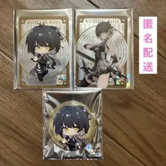 鳴潮 マルイ クリアカード 缶バッジ 女漂泊者 3個セット
