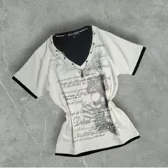 00s archive y2k grunge 英字 お兄系 平成ギャル ドクロ