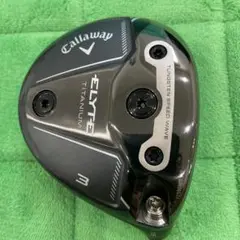 未使用ELYTE チタニウム 3W 15度 ヘッド 日本仕様 エリート チタン ELYTE TITANIUMフェアウェイウッド | フェアウェイウッド