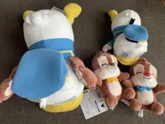 ミッキー&フレンズ ドタバタパーティー ぬいぐるみ　4点