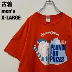 古着 ギルダン Tシャツ ステーション カジノ メンズ オレンジ XL