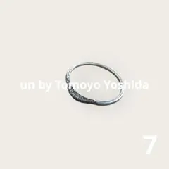 un by Tomoyo Yoshidaシルバーリング 7号デザインリング