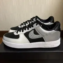 NIKE AIR FORCE 1 SILVER SNAKE 黒蛇 エアフォース