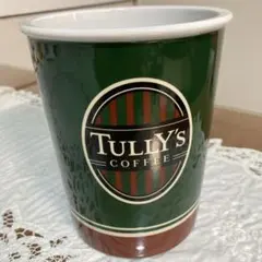 TULLY’s COFFEE の陶器の容器