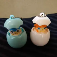 ここたま　カプセルトイ　キーホルダー　ラキたま　おシャキ　ガチャ