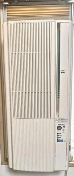 MORITA窓用エアコン 森田電工 MORITA 窓用 クーラー 冷専 MAC-187ME1 運転確認済みの