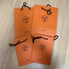 HERMES オレンジ 紙袋 4枚セット
