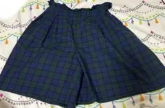 タータンチェック ショートパンツ チェック柄 キュロット 150