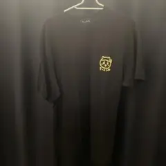ちいかわ ラーメン 豚 黒Tシャツ Lサイズ