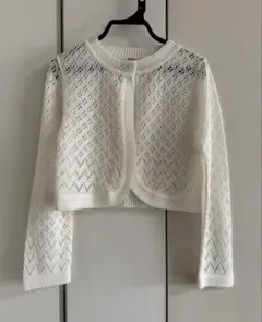 ボレロ　カーディガン　size160 白