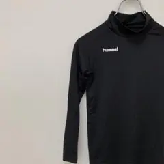 hummel ヒュンメル タートルネック 長袖 アンダーシャツ プリントロゴ