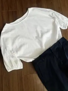 Demi-Luxe BEAMSホワイト パフスリーブ Tシャツ 値下げ中