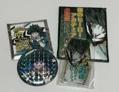 ヒロアカ 緑谷出久 ホログラム缶バッジ＆必殺技アクリルスタンド