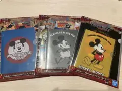 一番くじファンタジア　G賞ミッキーマウスクリアファイル ３点