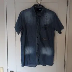 Hurley 半袖シャツ デニムカラー サイズL
