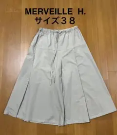 MERVEILLE H. メルベイユアッシュ　ガウチョパンツ キュロット　38