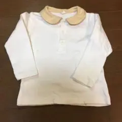 ポロシャツ 白 80