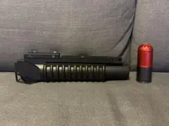 絶版品70m/s東京マルイ純正M203ショットガン3発同時発射＋マガジン 絶版品70m/s東京マルイ純正M203ショットガン3発同時発射＋
