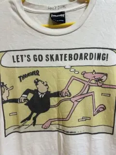 THRASHER ジャクソンマティス ピンクパンサー Tシャツ