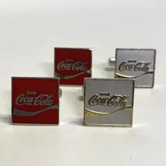 コカコーラ カフス 2点セット カフリンクス SILVER 刻印