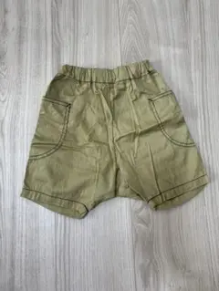 ベビー　キッズ　n.o.u.s. カーキ色ポケット付きショートパンツ 80
