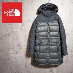 美品 ノースフェイス ダウンジャケット グレー レディースXS ダウンコート