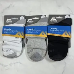 ✨新品✨靴下 スニーカーソックス メンズ 3色セット Lサイズ