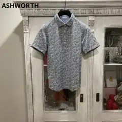 ASHWORTH アシュワース 半袖シャツ M グレー ゴルフウェア