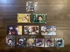 鬼滅の刃 キーホルダー1・缶バッジ2・ステッカー3・シール6　　12点セット