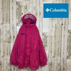 USA コロンビア マウンテンパーカー ロング ピンク zipinzip