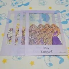 ディズニー タングルド ラプンツェル カード 4枚セット