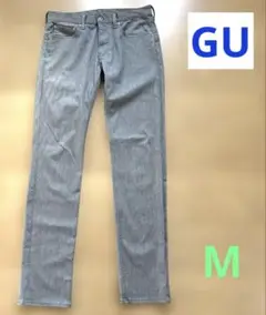 【美品】　GU　31インチ　スキニー　グレー　パンツ