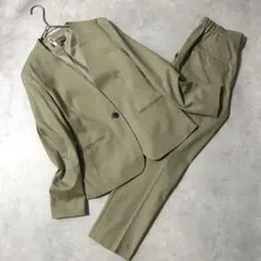美品✨ユナイテッドアローズ スーツ セットアップパンツ ノーカラー 1B 洗える