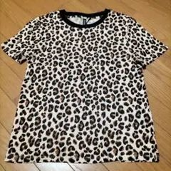 H&M 豹柄半袖Tシャツ