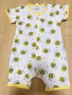 ミツバチプリントロンパース 90cm