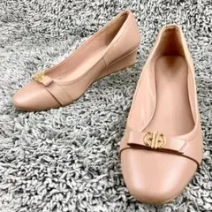 極美品 COLE HAAN MALTA WEDGE 22.5 22レザー 本革