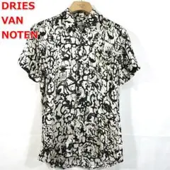 ライカ期 DRIES VAN NOTEN スパンコール装飾シャツ ブラック | malagic.com