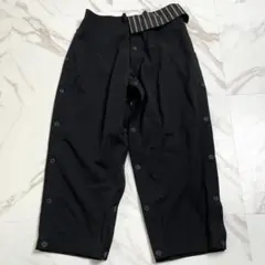 未使用に近い 21SS◎ヨウジヤマモトプールオム ワイドテーパードパンツ L位